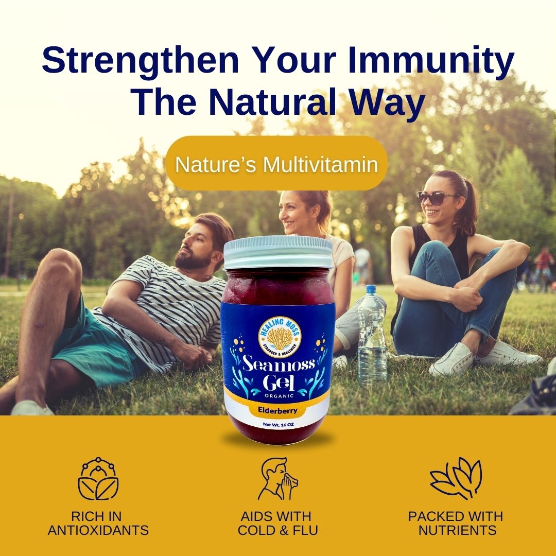 Sea Moss Gel - Elderberry