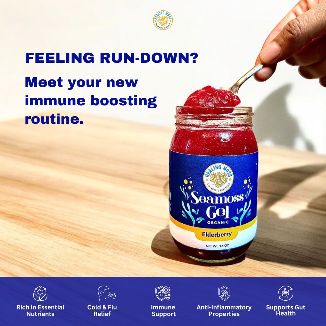 Sea Moss Gel - Elderberry