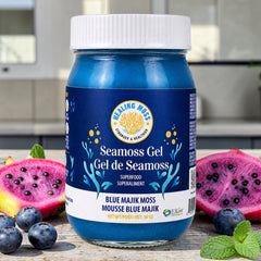 Blue Spirulina Sea Moss Gel - Infused with Pure Blue Spirulina (E3Live Blue Majik®)