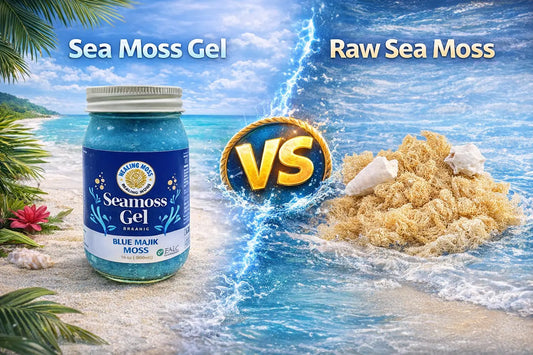 which one to choose in Sea moss gel vs raw sea moss 
