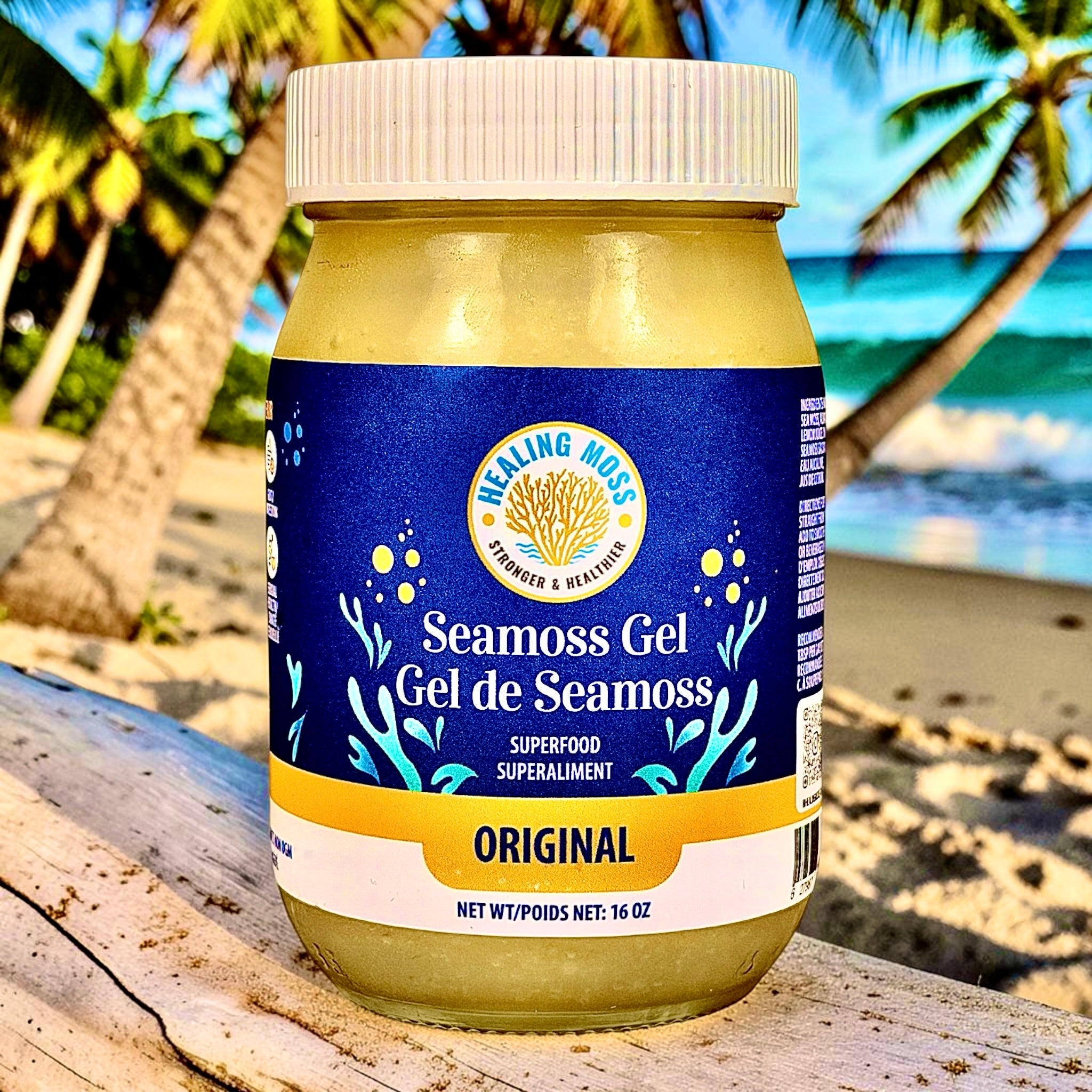 Original Sea Moss Gel | Pure Gold Sea Moss, Unflavored, 16oz