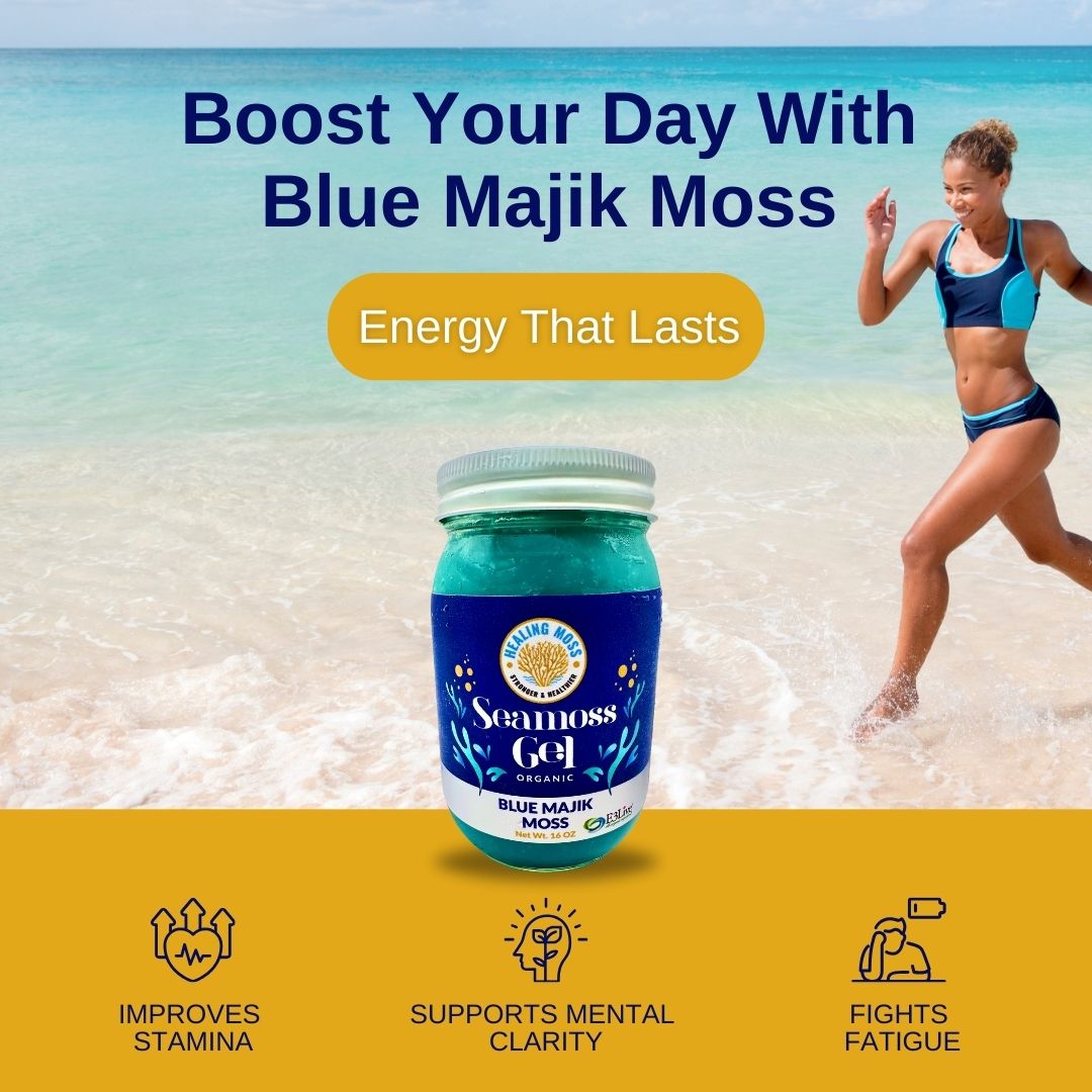 Blue Majik Sea Moss Gel – Superfood for Energy